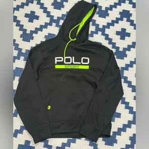 Polo Sport Ralph Lauren Athletic Hoodie Black / Neon Mens Size M